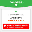 Wicked Cushions Arctis Nova Pro Wireless Earpads - WC FreeZe Cooling Gel