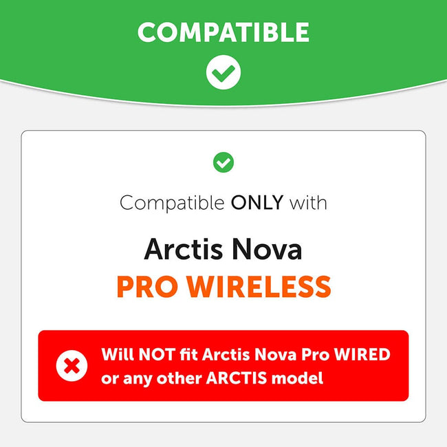 Wicked Cushions Arctis Nova Pro Wireless Earpads - WC FreeZe Cooling Gel