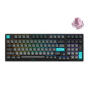 AKKO Black & Cyan 3068B Plus Multi-Modes RGB Mechanical Keyboard (AKKO CS Jelly Pink)