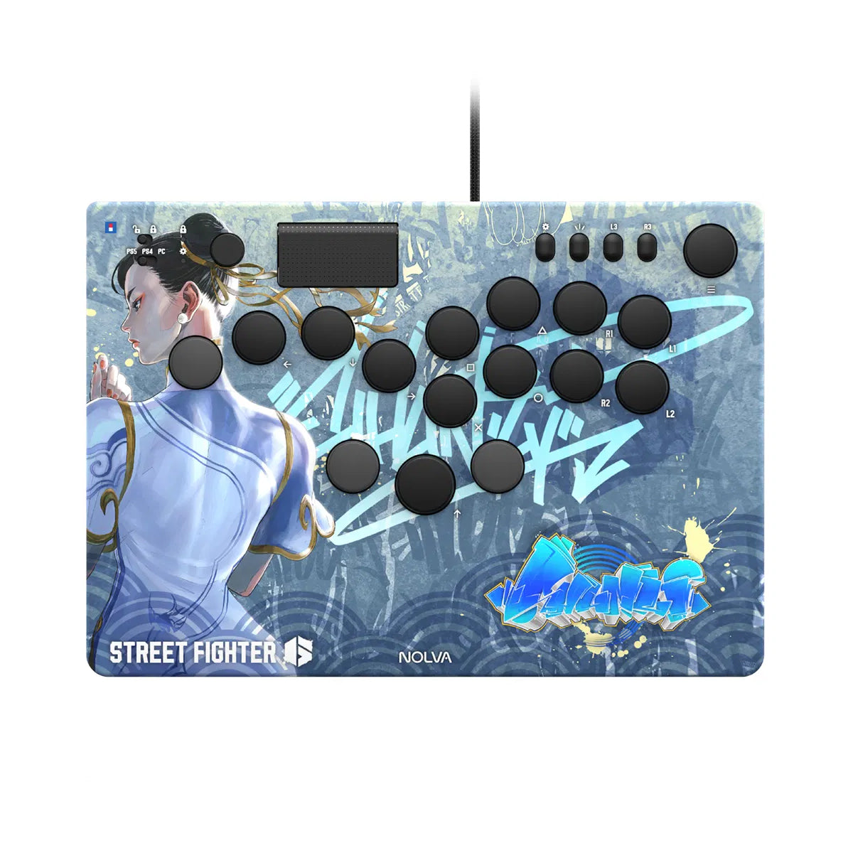 Hori Street Fighter 6 Nolva Mechanical All-Button Arcade Controller