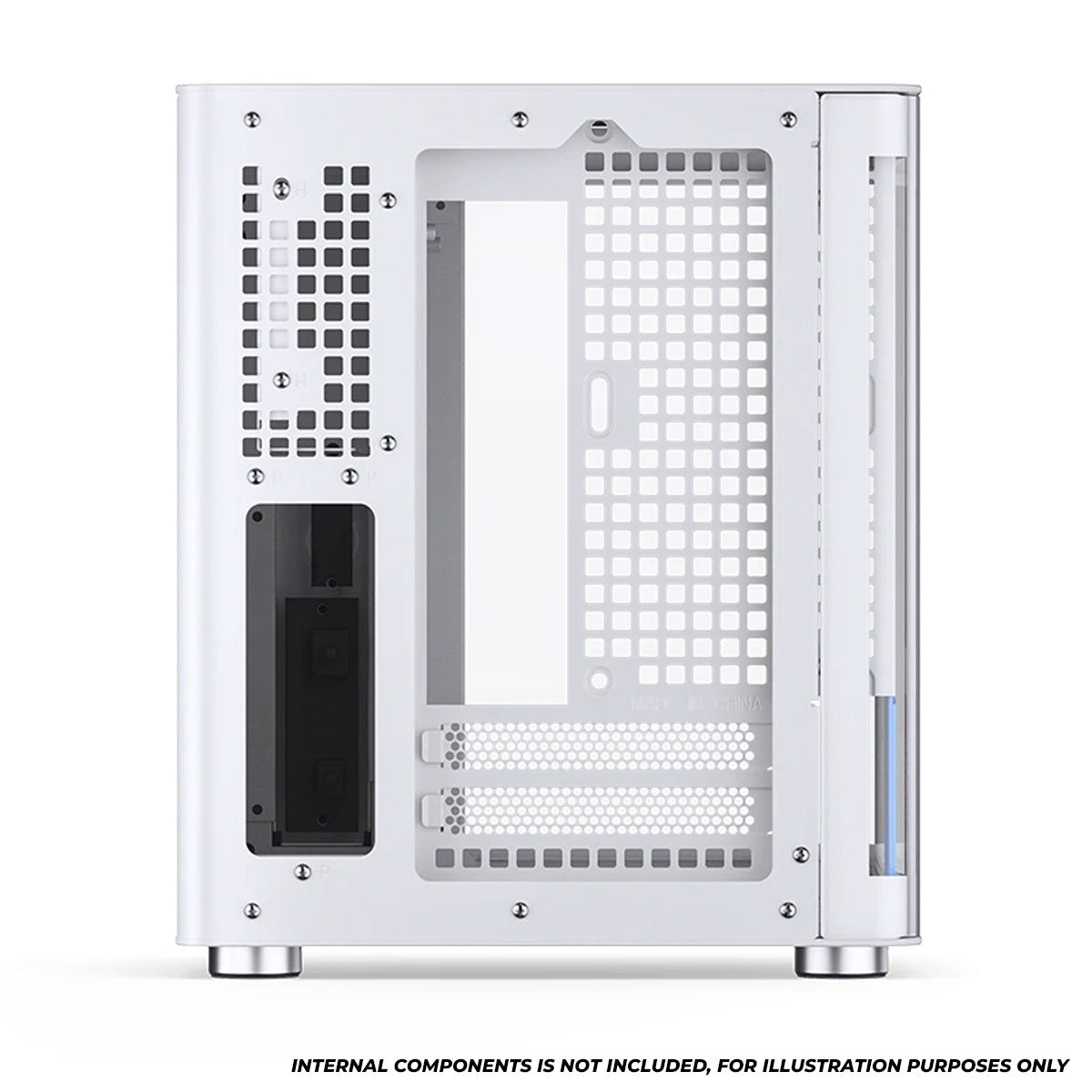 Jonsbo TK-0 ITX Separated Cabinet Computer Case (Black, White)