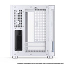 Jonsbo TK-0 ITX Separated Cabinet Computer Case (Black, White)