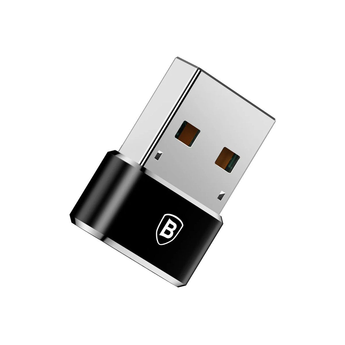 Baseus Mini Type-C Female to USB Male Adapter Converter (Black) (CAAOTG-01)