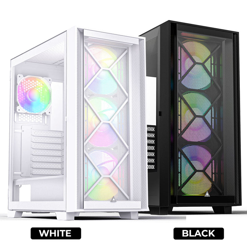 Montech Air 1000 Premium Mesh TG White ATX Case