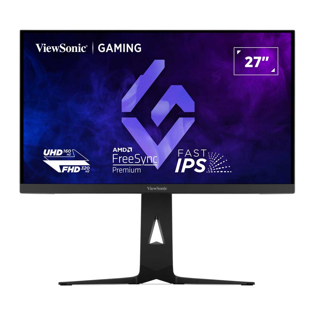 ViewSonic XG275D1-4K 27" (3840x2160) Dual Mode (UHD at 160Hz or FHD at 320Hz) 0.5ms MPRT Fast IPS Gaming Monitor
