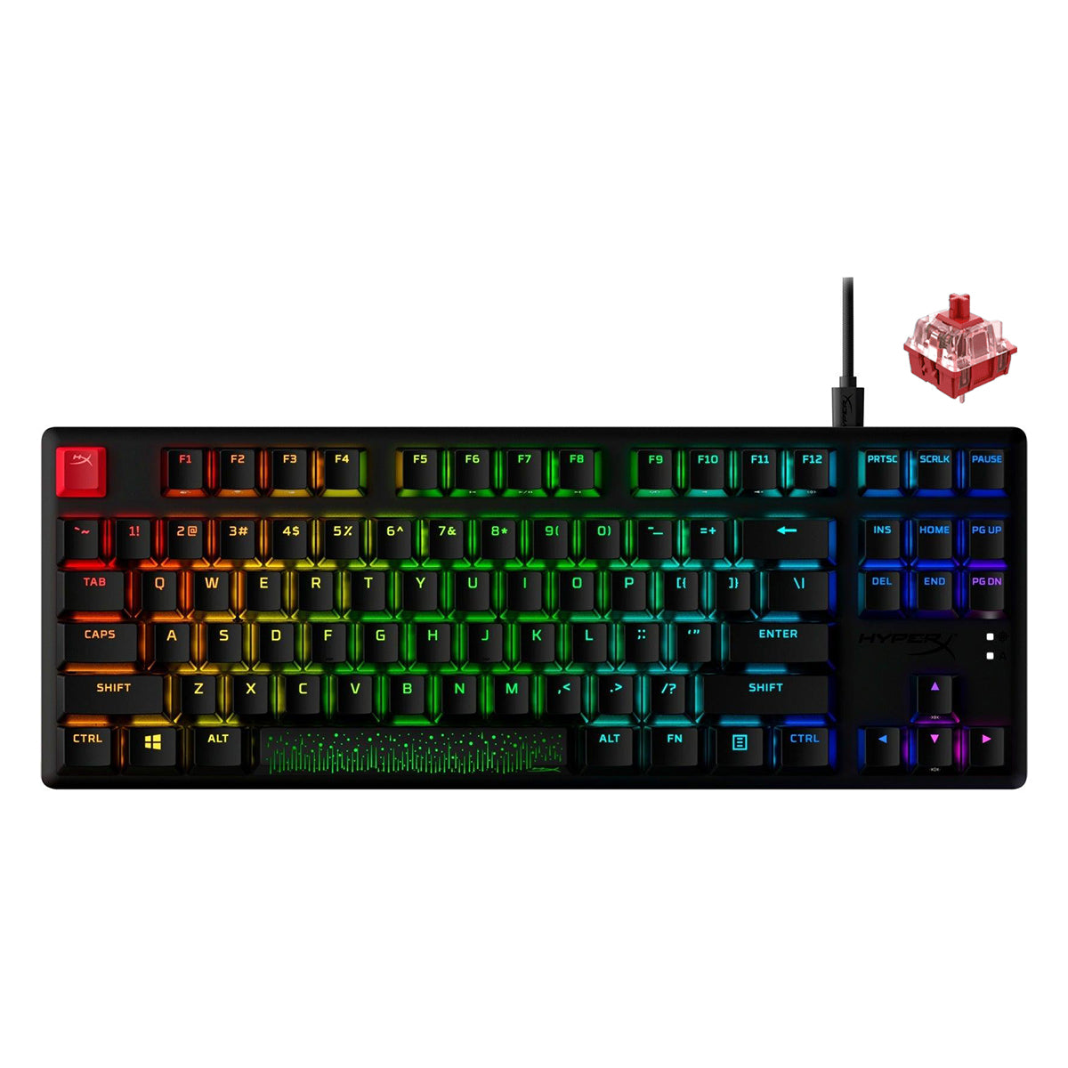 HYPERX Alloy Origins Core PBT RGB Mechanical Gaming Keyboard (Red Switch Linear) for PC/PS5/PS4/XBOX SERIES X/S / XBOXONE (639N7AA#ABA)