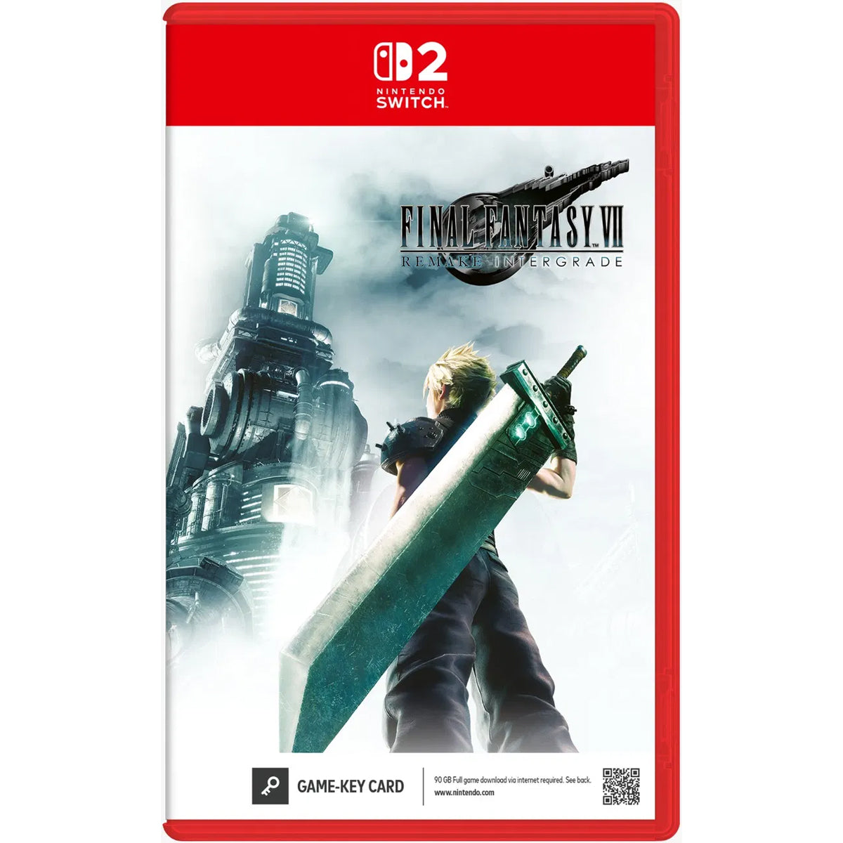 Nintendo Switch 2 Final Fantasy VII Remake Intergrade Game Key Card (SEA)