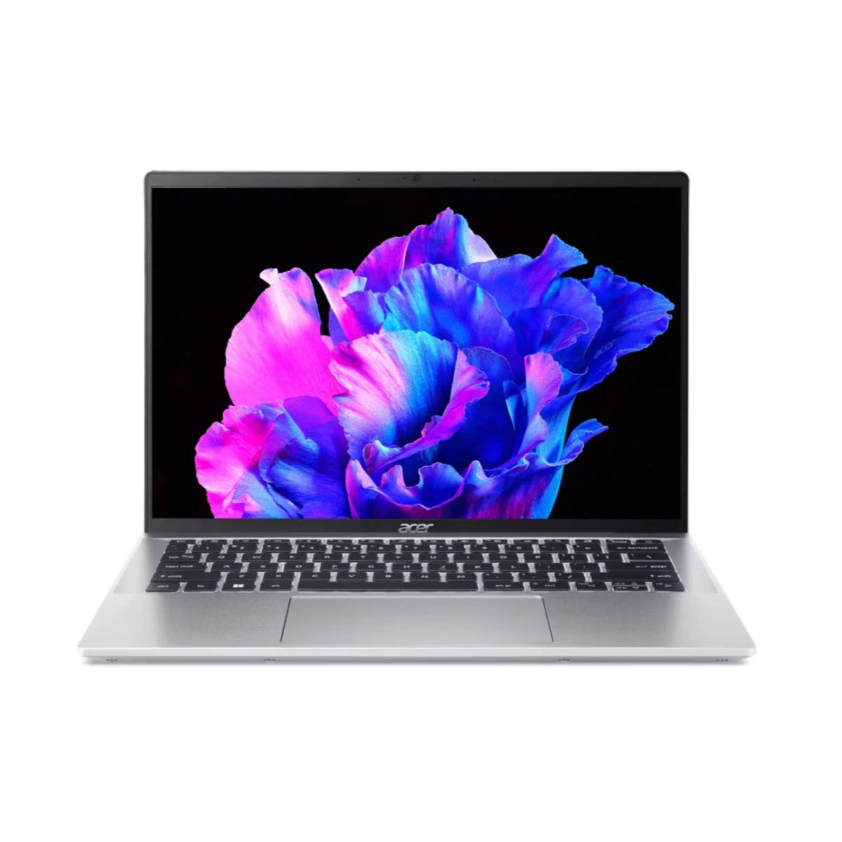 Acer Swift GO 14 SFG14-74-515N Laptop (Pure Silver) | 14" WQXGA+ (2880x1800) OLED | Core Ultra 5 225H | 16GB RAM | 512GB SSD | Intel Arc Graphics | Windows 11 Home | MS Office Home 2024 + Acer Entry Run Rate Backpack E-1620-P