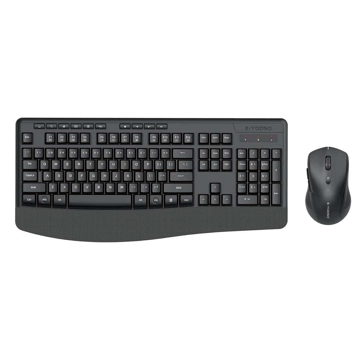 E-Yooso E-787 Wireless Keyboard & Mouse Combo (Black)