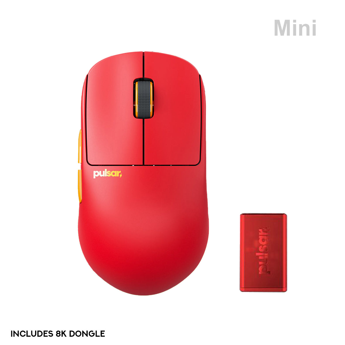 Pulsar X2H CrazyLight 8K Polling Rate eSports Gaming Mouse Mini (Volcano) (PX2HCL103)