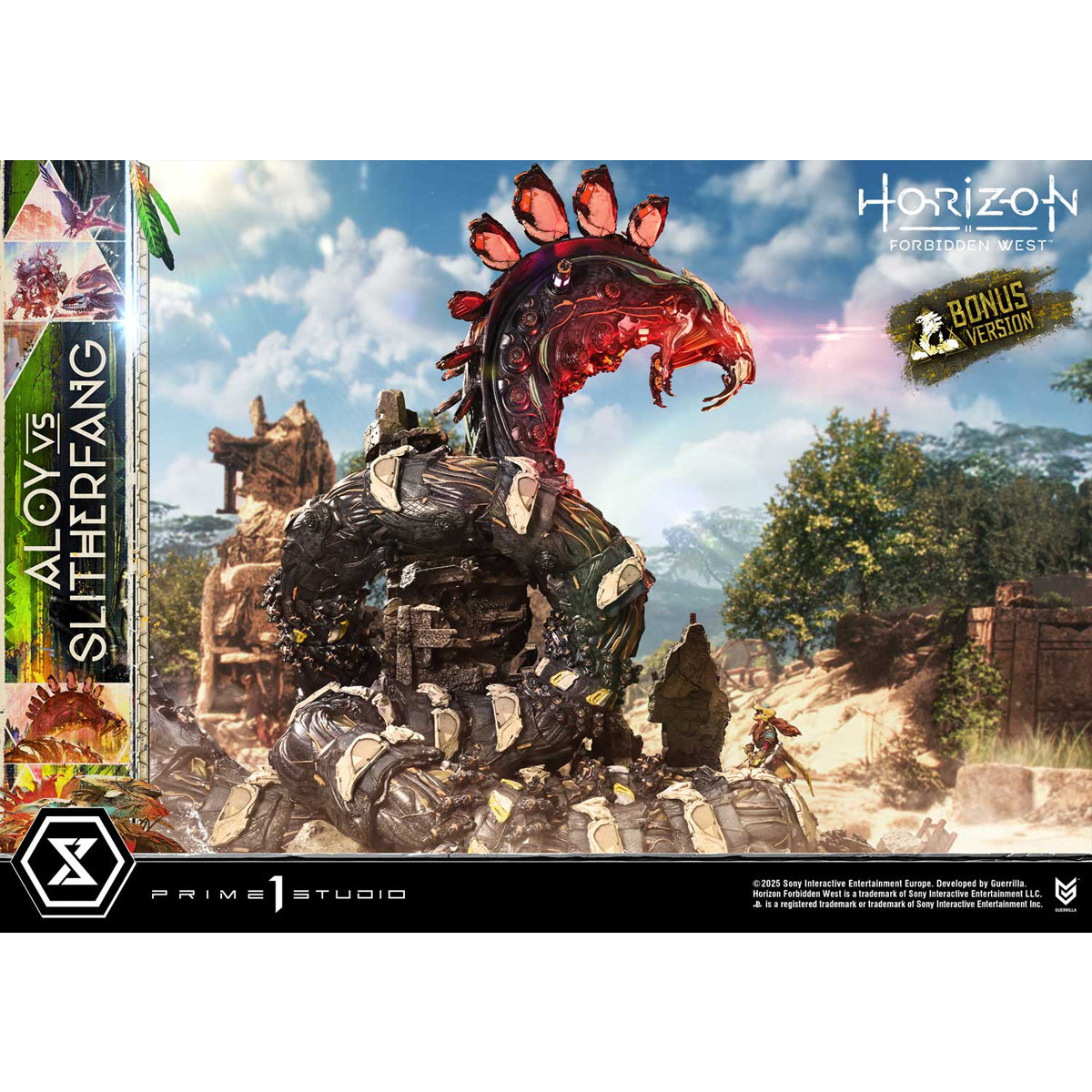 Ultimate Diorama Masterline Horizon Forbidden West Aloy vs. The Slitherfang (Bonus version) (UDMHFW-01S) Pre-Order Downpayment
