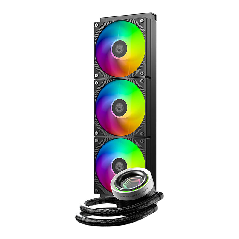 ID-Cooling FX360 INF 360mm AIO Liquid Cooler with Infinity Mirror Display - DataBlitz