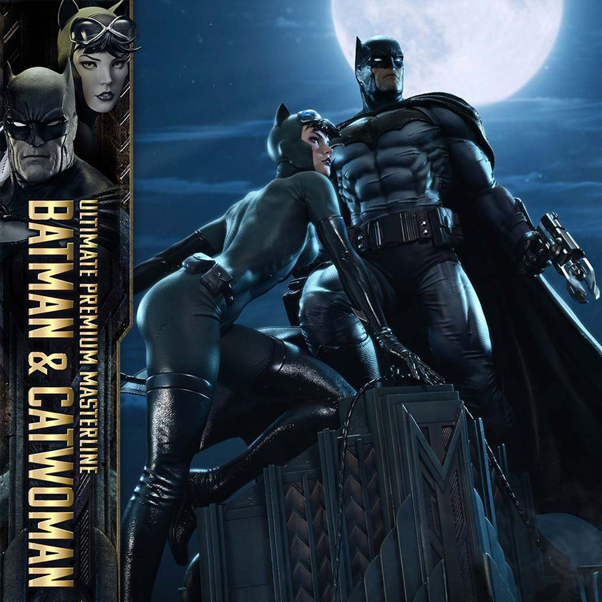 Ultimate Premium Masterline Batman (Comics) Batman & Catwoman (Concept Design by Clay Mann) Bonus version Pre-Order Downpayment