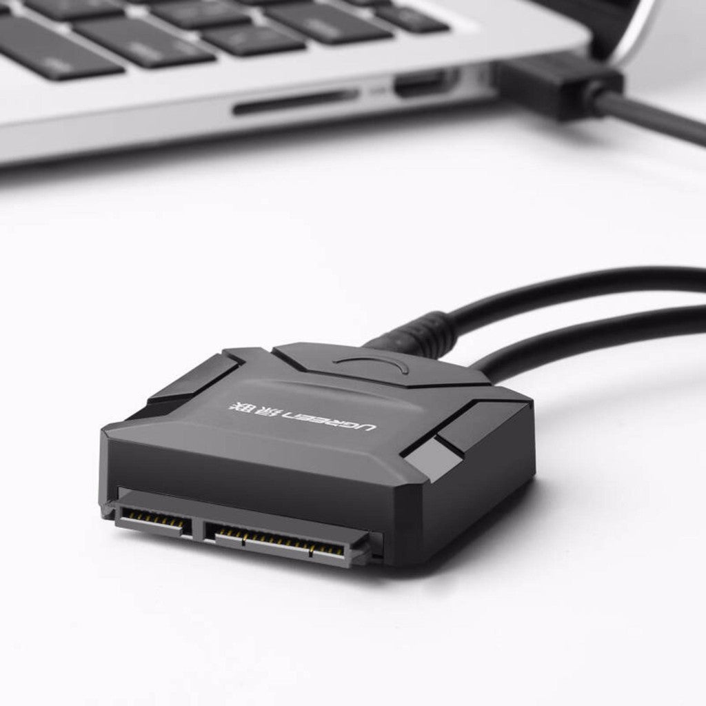 UGREEN Cable adaptador SATA a USB 3.0 para 3.5/ 2.5 pulgadas SSD HDD SATA  III (CR108)