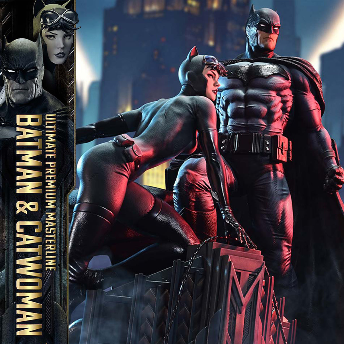 Ultimate Premium Masterline Batman (Comics) Batman & Catwoman (Concept Design by Clay Mann) Bonus version Pre-Order Downpayment