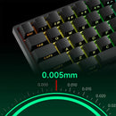 MonsGeek FUN68 HE Black Transparent Tri-Mode RGB Mechanical Keyboard (Flash Magnetic Switch) (103-FN68A-003)