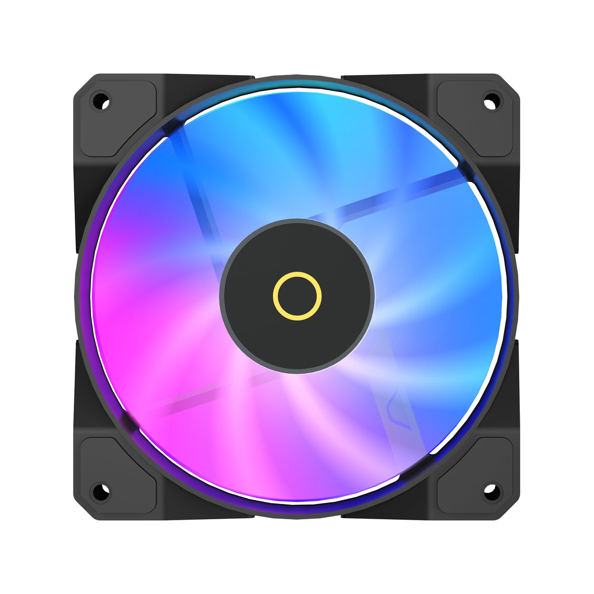 Ocypus Beta F12 ARGB Reverse Blade Cooling Fan (Black, White)