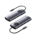 Vention 10-in-1 USB-C MST Docking Station - USB-C to HDMI x 2 + USB 3.0 x 2 + RJ45 + SD + TF + TRRS