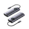 Vention 10-in-1 USB-C MST Docking Station - USB-C to HDMI x 2 + USB 3.0 x 2 + RJ45 + SD + TF + TRRS