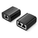 Vention RJ45 PVC Type Splitter Adapter (Black) (IPTB0)