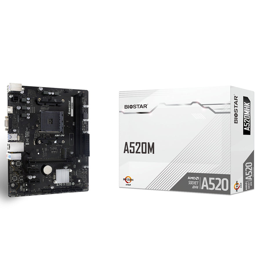 Biostar A520MHK DDR4 AMD Motherboard