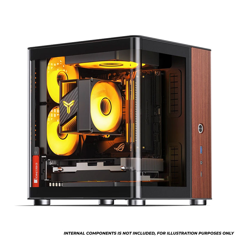 Jonsbo TK-0 ITX Separated Cabinet Computer Case (Black, White)