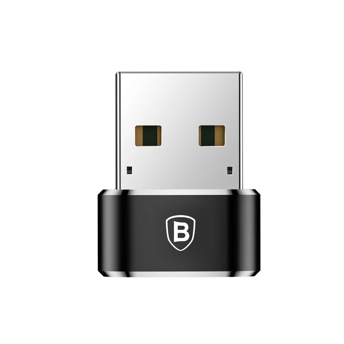 Baseus Mini Type-C Female to USB Male Adapter Converter (Black) (CAAOTG-01)