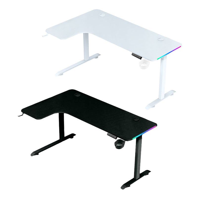 Dragonwar GT-015 L Shaped RGB Moving Height Table