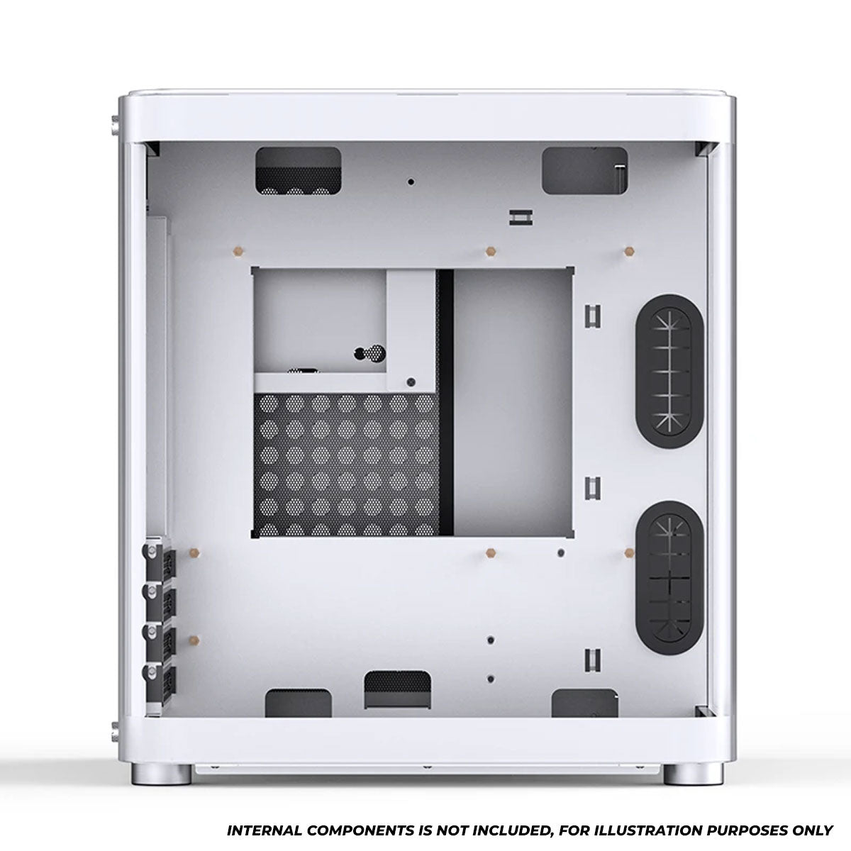 Jonsbo TK-1 M-ATX Separated Cabinet Computer Case (Black, White)