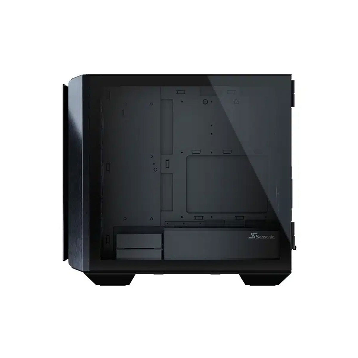 Seasonic Syncro Q704 Aluminum Mid Tower PC Case + DGC-750 750W 80+ Gold Power Supply (SSR-750FA2)