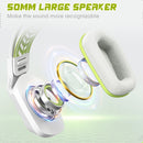 Onikuma X13 RGB Colorful Lighting Wired Gaming Headset with Noise Cancelling Microphone (White)