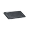 Logitech Keys-To-Go 2 Ultra Portable Wireless Keyboard With Cover (Graphite, Pale Gray)