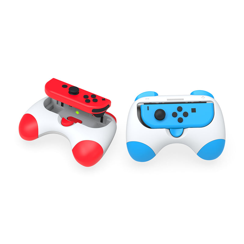 Dobe Controller Grip for Nintendo Switch / Switch OLED Joy-Pad (Pink/Yellow, Red/Blue, Purple/Green, Light Green/Light Blue) TNS-2130