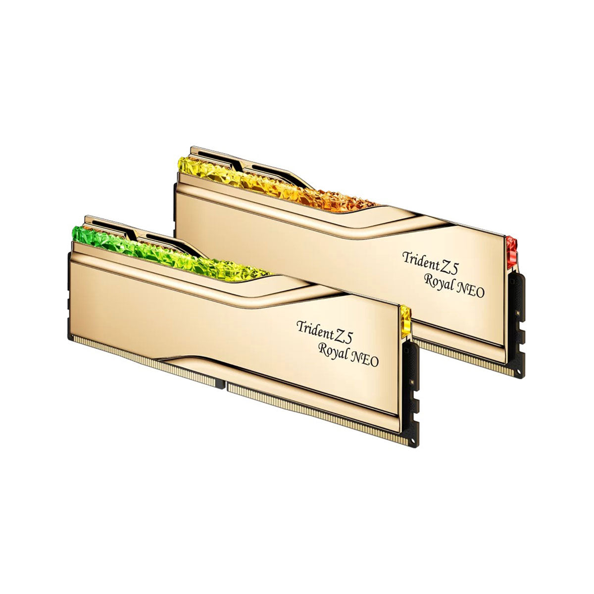G.Skill Trident Z5 Royal Neo 32GB (2x16GB) DDR5 6000 MT/s CL28-36-36-96 1.40V AMD EXPO Desktop Memory (Gold) (F5-6000J2836G16GX2-TR5NG)