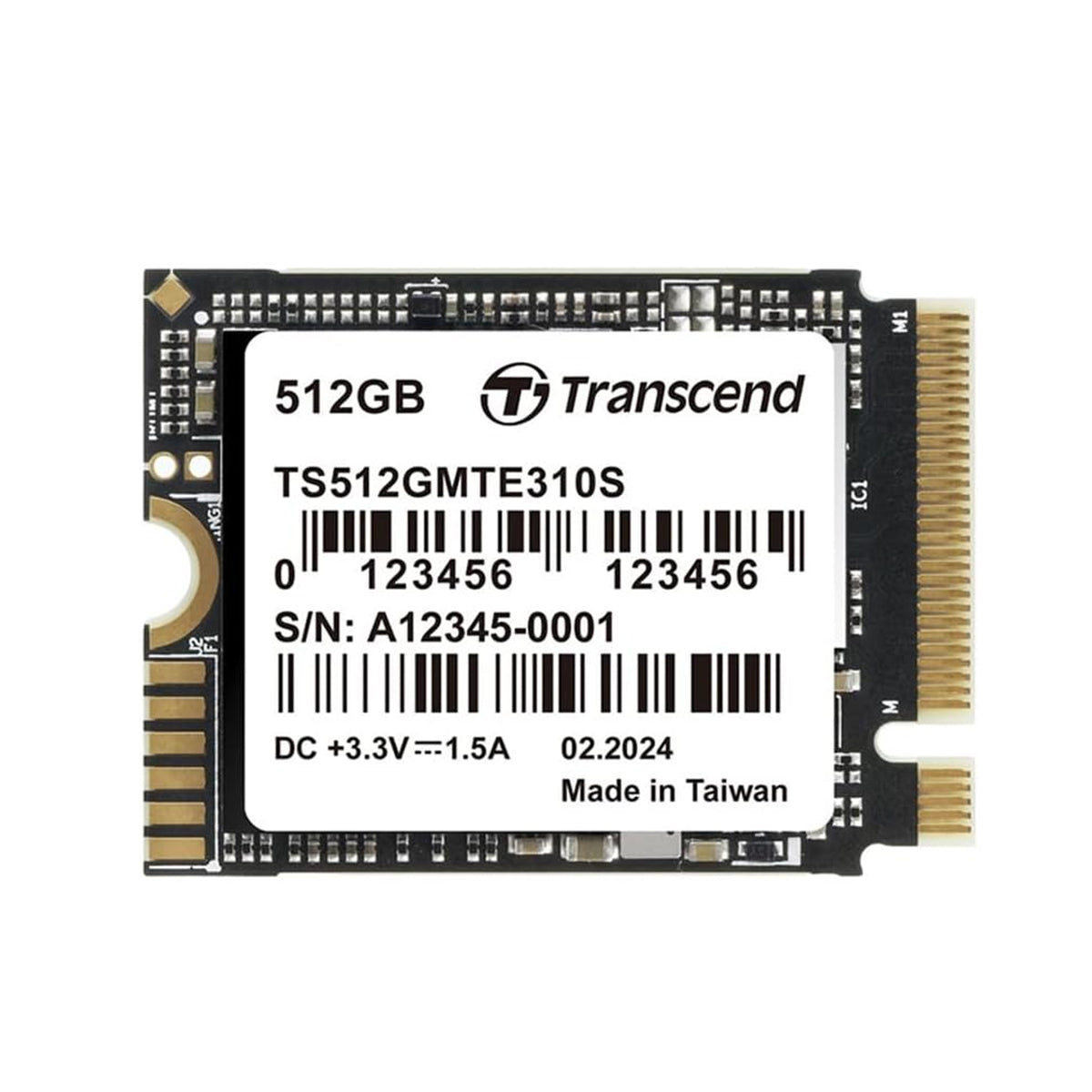 Transcend 310S M.2 2230 PCIe Gen4 x4 Internal SSD (512GB, 1TB, 2TB)