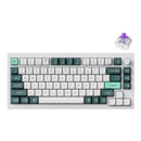Keychron Q1 HE QMK 75% Fully Assembled Knob RGB Backlight Hot-Swappable Wireless Magnetic Switch Keyboard - Shell White (Gateron Double-Rail Magnetic Nebula Switch) (Q1H-P1)