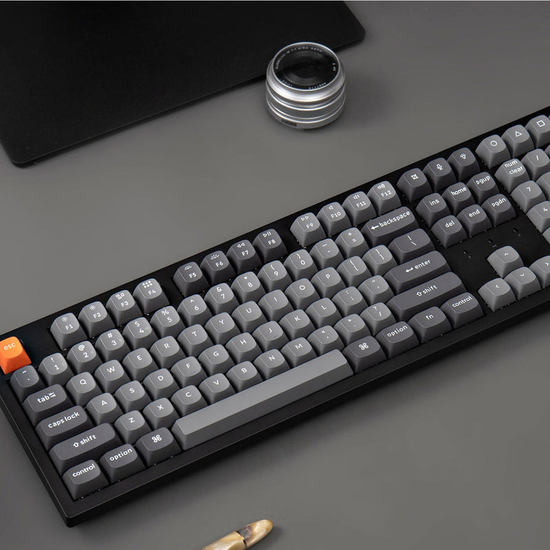 Keychron K10 Max QMK Fully Assembled RGB Backlight Hot-Swappable Full-Size Wireless Mechanical Keyboard - Black (Super Banana Switch, Super Brown Switch, Super Red Switch) (K10M-H4, K10M-H3, K10M-H1)