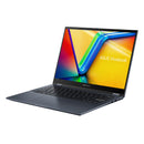 Asus Vivobook S14 Flip TN3402YA-LZ296WSM Laptop (Quiet Blue) | 14" WUXGA (1920x1080) | Ryzen 5 7430U | 16GB RAM | 512GB SSD | AMD Radeon Graphics | Windows 11 Home + MS Office Home & Student 2021 + Microsoft 365 Basic + Asus AP4600 Backpack