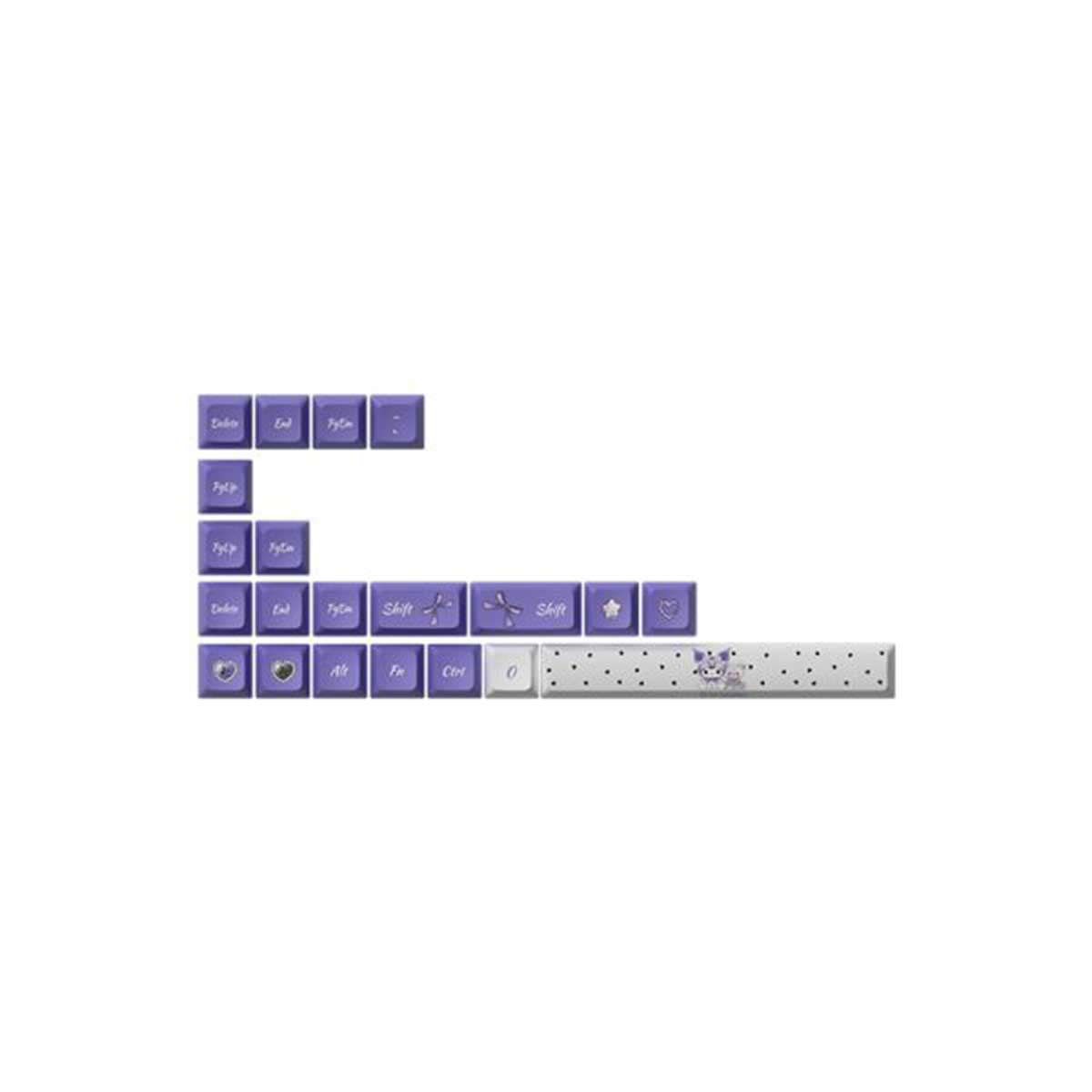 Akko Kuromi Keycap Set Keycap Set JDA Profile 129 Keys