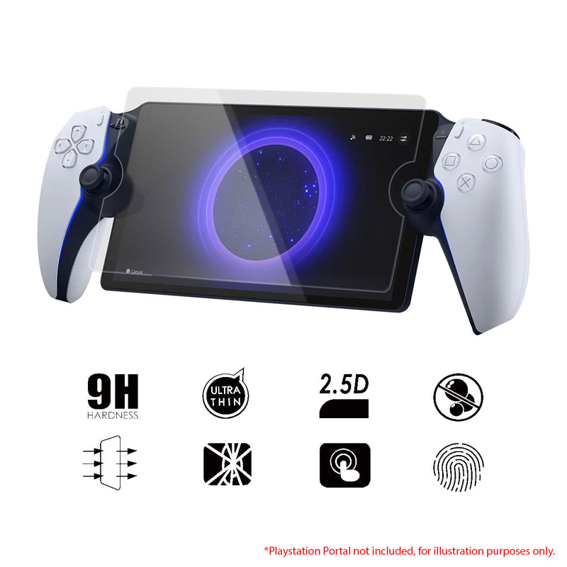 Skull & Co. Tempered Glass Screen Protector for Playstation Portal 2-Pack (PSPSP2)
