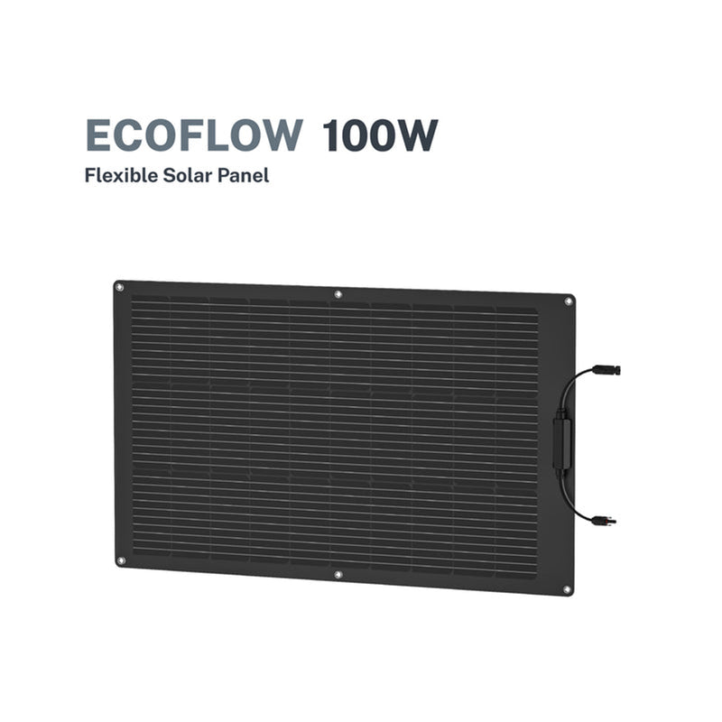 EcoFlow 100W Flexible Solar Panel (Black) (ZMS330)