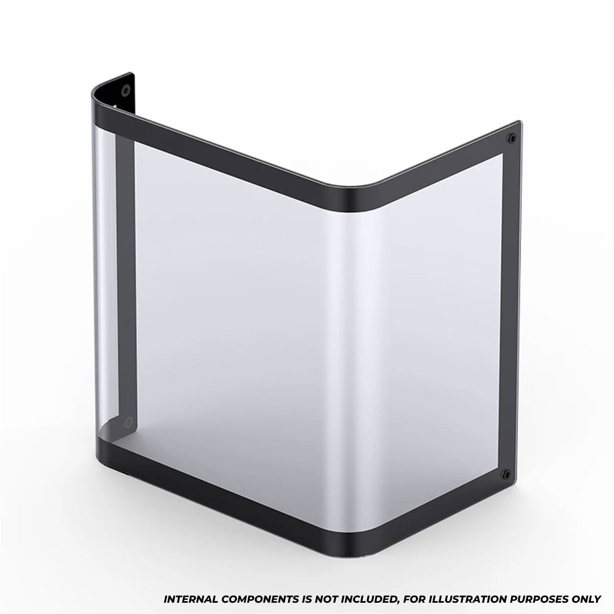 Jonsbo TK-1 M-ATX Separated Cabinet Computer Case (Black, White)