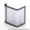 Jonsbo TK-1 M-ATX Separated Cabinet Computer Case (Black, White)