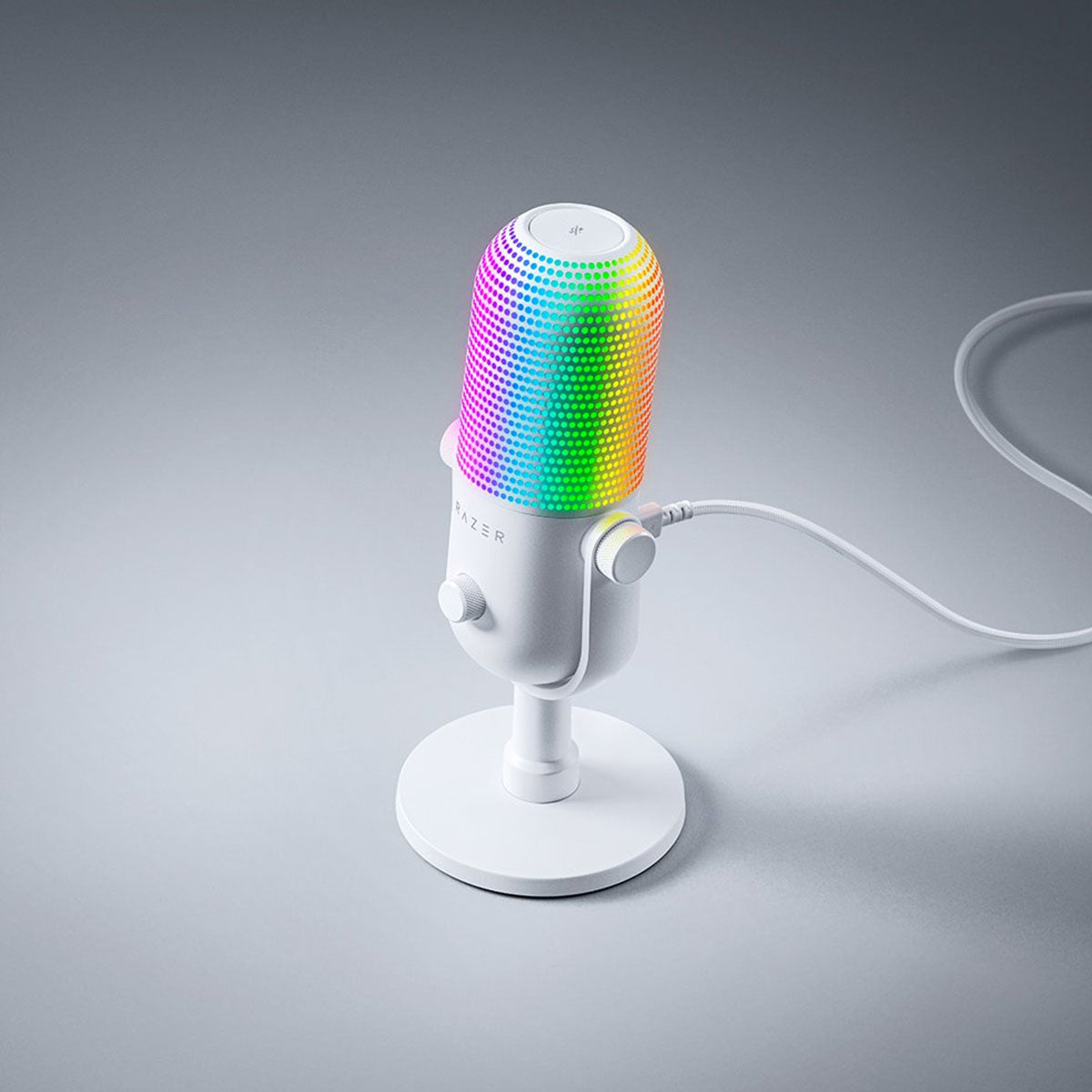 Razer Seiren V3 Chroma RGB USB Microphone With Tap to Mute Sensor | DataBlitz
