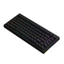 Akko Black 5075B Plus Shine-Through Multi-Mode RGB Hot-Swappable Mechanical Keyboard (Akko V3 Cream Yellow Pro)