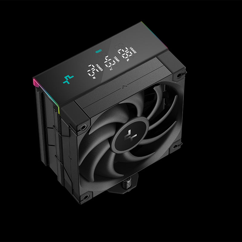 Deepcool AK400 Digital Pro CPU Cooler With A Multi-line Display (Black) (R-AK400-BKAPMN-G)