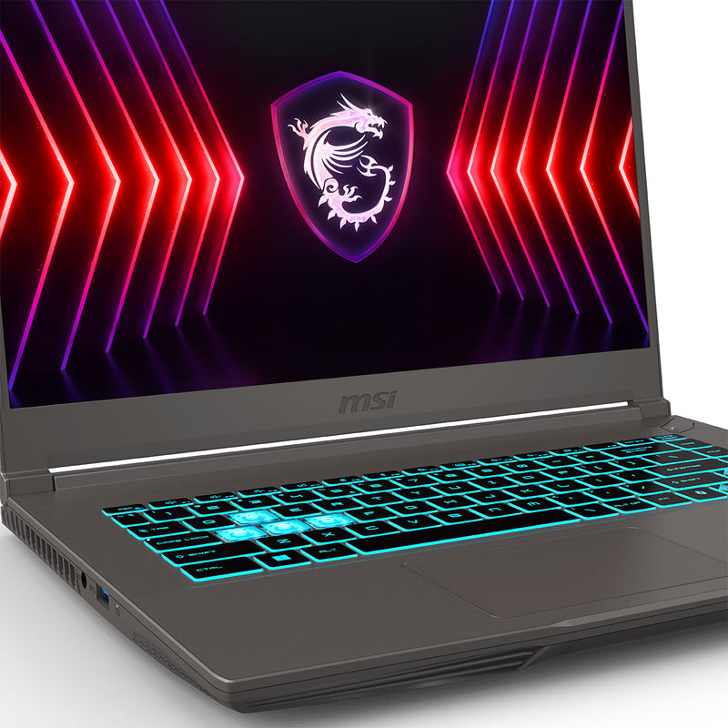 MSI Thin A15 B7UC-083PH Gaming Laptop (Cosmos Grey) | 15.6" FHD (1920x1080) 144Hz IPS | R5 7535HS | 8GB RAM | 512GB SSD | RTX 3050 | Windows 11 | MSI Gaming Backpack
