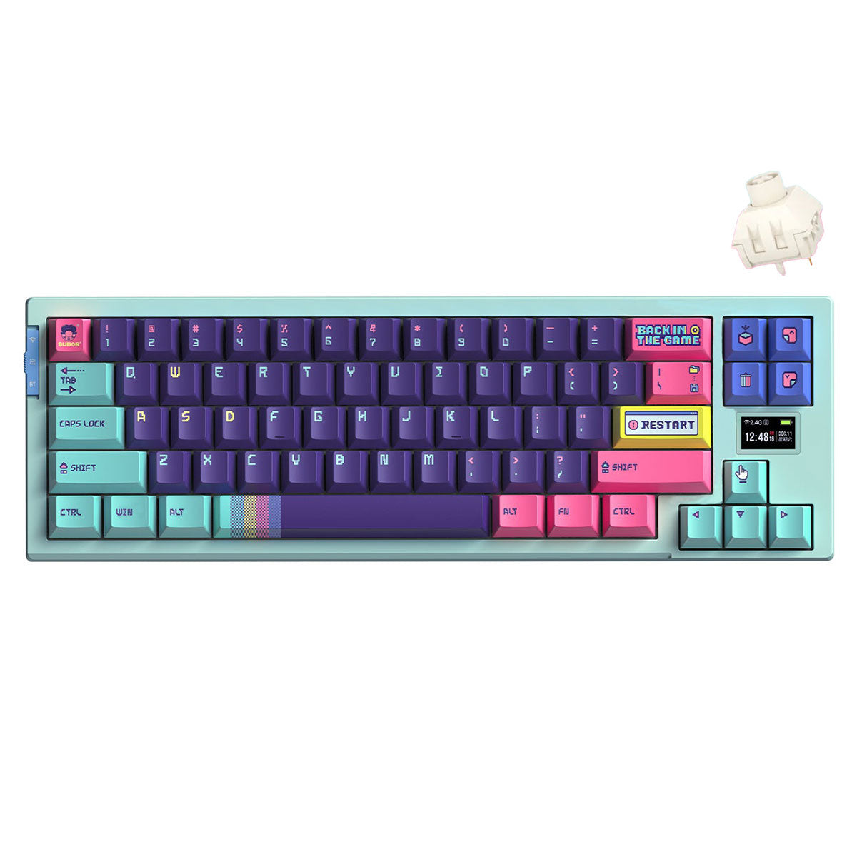 VGN X68 Wireless Mechanical Gaming Keyboard (Back in the Game) (Ice Cream Pro Switch)