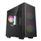 Deepcool CH360 Micro Tower Mini-ITX/Micro ATX Case Airflow Tempered glass + Mesh side panel