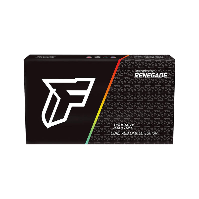 Kingston Fury Renegade 48Gb (2X24GB) DDR5 RGB Limited Edition 8000Mt/S Cl36 Memory (KF580C36RLAK2-48)